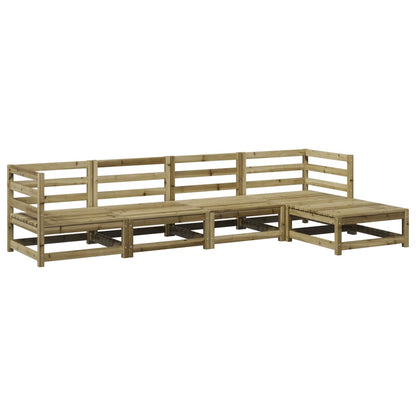 vidaXL 5 Piece Garden Sofa Set Impregnated Wood Pine 2