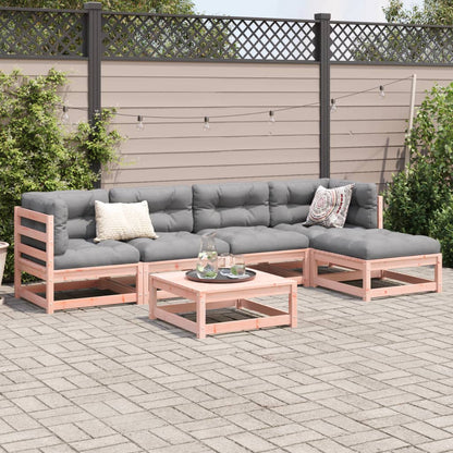 vidaXL 6 Piece Garden Sofa Set Solid Wood Douglas Fir 3