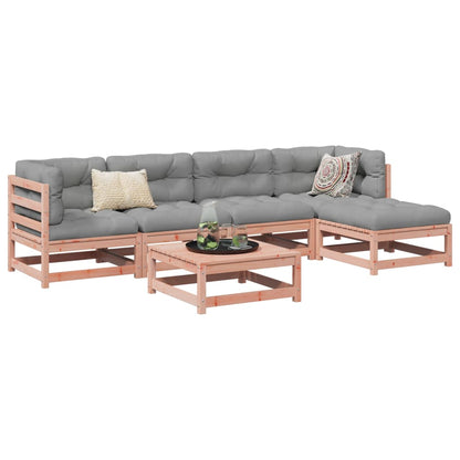 vidaXL 6 Piece Garden Sofa Set Solid Wood Douglas Fir 1