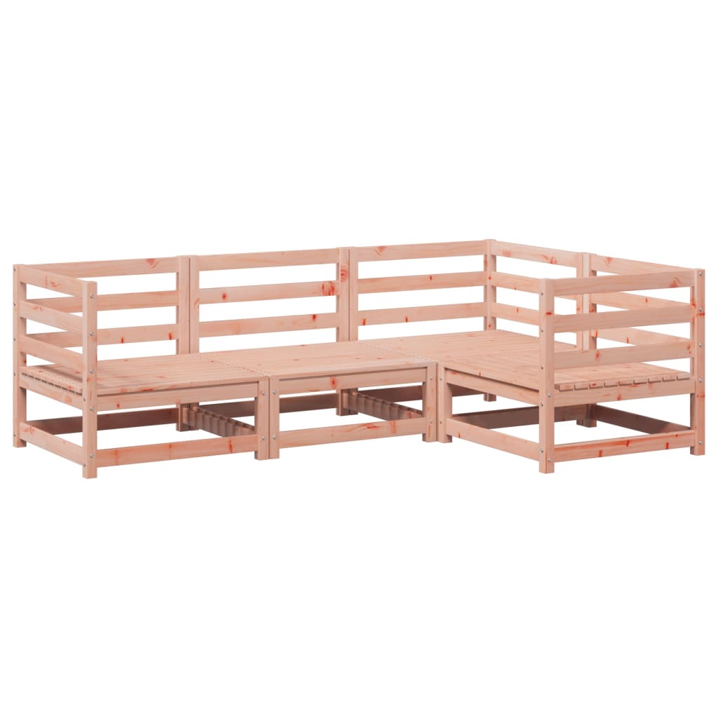 vidaXL 4 Piece Garden Sofa Set Solid Wood Douglas Fir 2