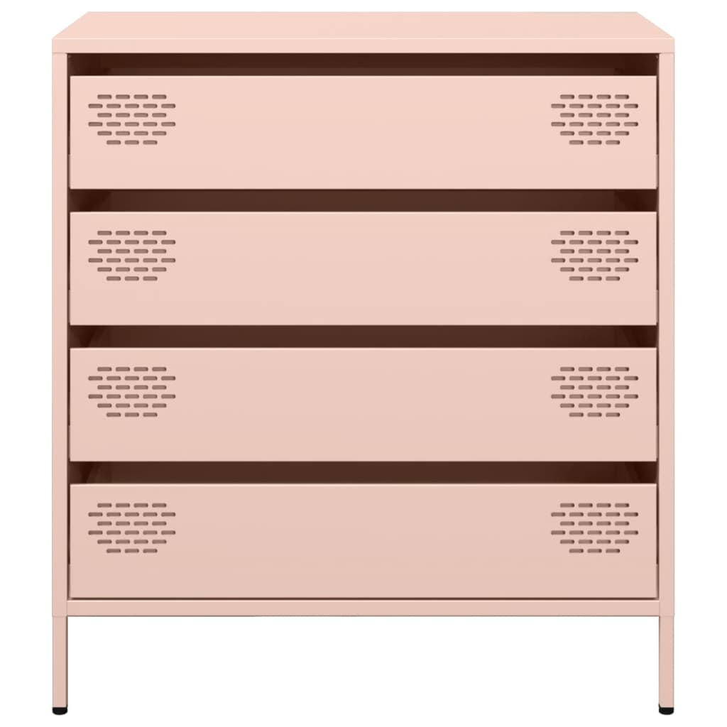 Sideboard 68x39x73,5 cm Cold-rolled Steel Pink