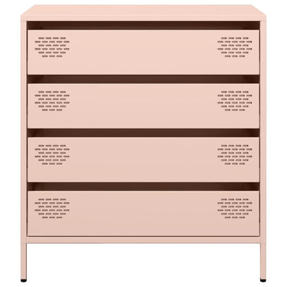 Sideboard 68x39x73,5 cm Cold-rolled Steel Pink