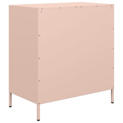 Sideboard 68x39x73,5 cm Cold-rolled Steel Pink