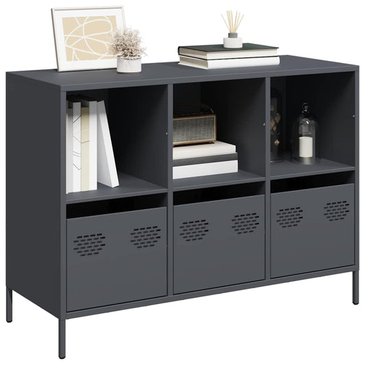 Sideboard 101.5x39x73.5 cm Cold-rolled Steel Anthracite