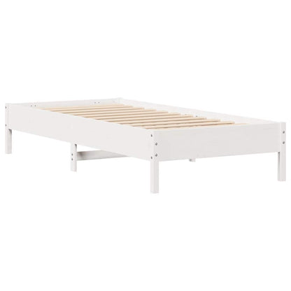 Bed Frame without Mattress Solid Wood Pine Length 190 cm 75 cm