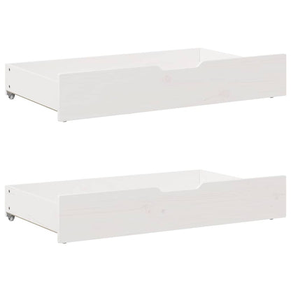vidaXL Kids Bed Frame with Drawers without Mattress 80x200 cm Solid Wood 6