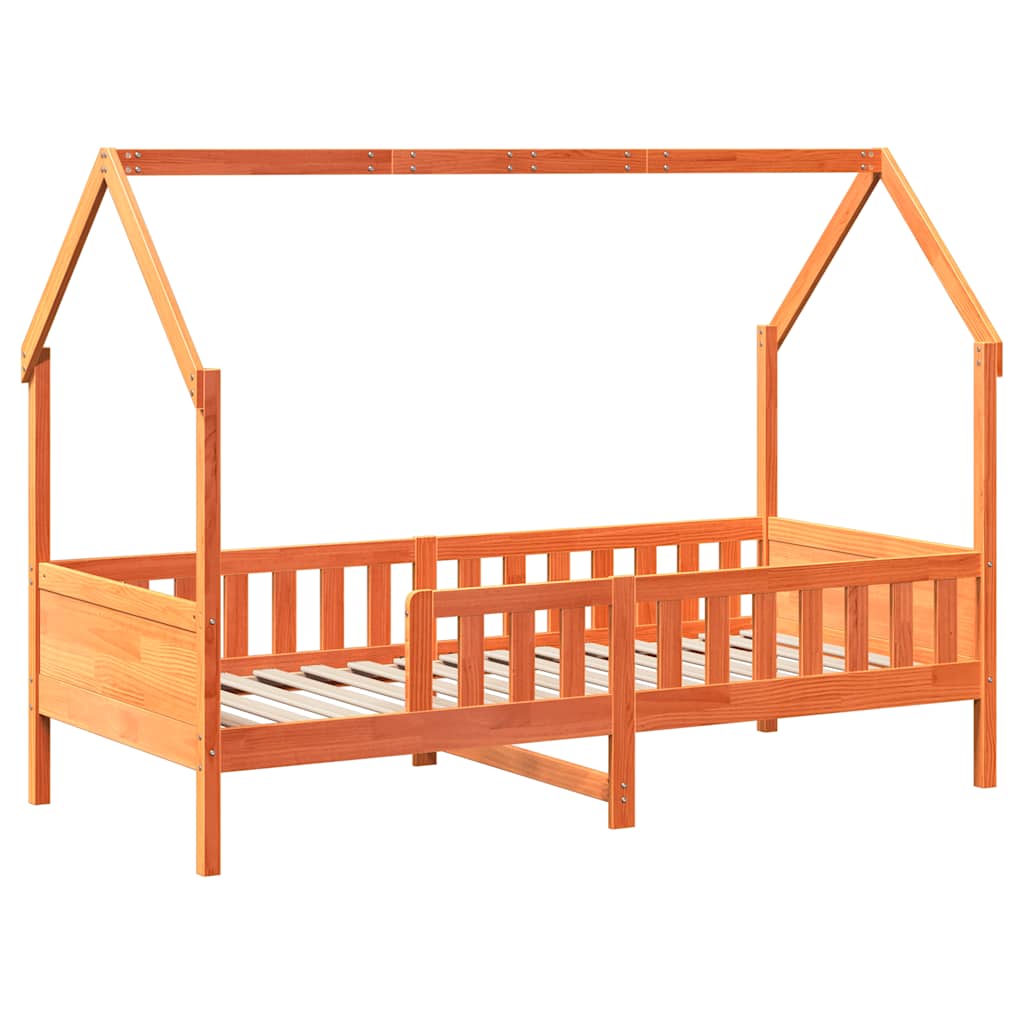 vidaXL Kids Bed Frame with Drawers without Mattress 80x200 cm Solid Wood 5