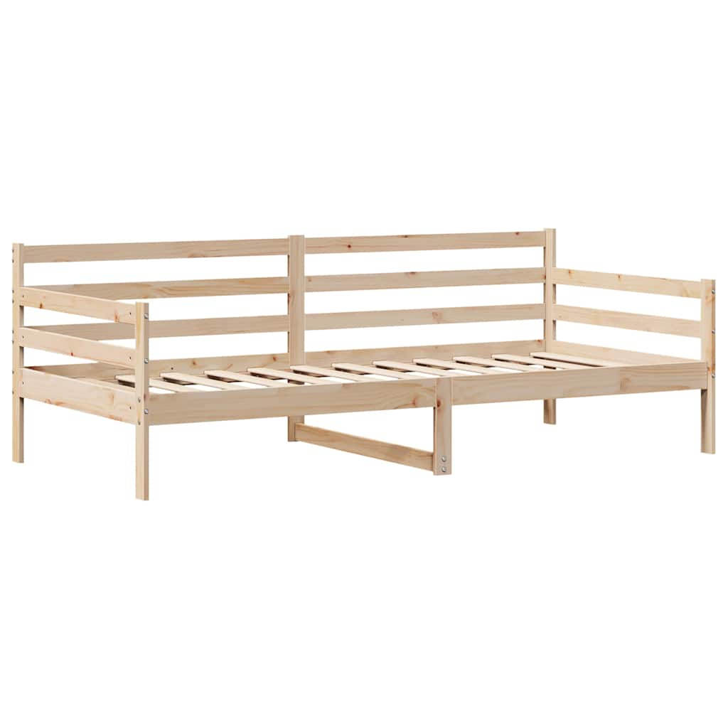 vidaXL Daybed with Drawers without Mattress White 80x200 cm Solid Wood 5