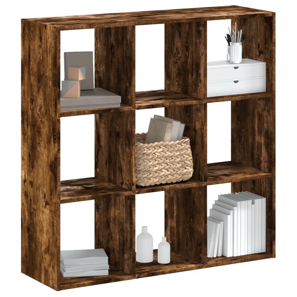 Bookcase 68,5x32x68,5 cm Engineered Wood Smoked oak 102 cm 102 cm