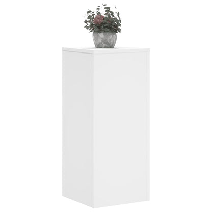 Plant Stands 2 pcs Engineered wood Width 30 cm White 70 cm