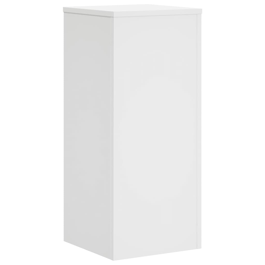 Plant Stands 2 pcs Engineered wood Width 30 cm White 70 cm