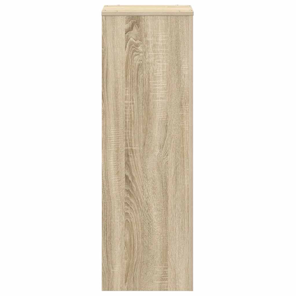 Plant Stand 33x33x100 cm Engineered Wood Sonoma oak