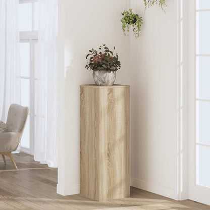 Plant Stand 33x33x100 cm Engineered Wood Sonoma oak