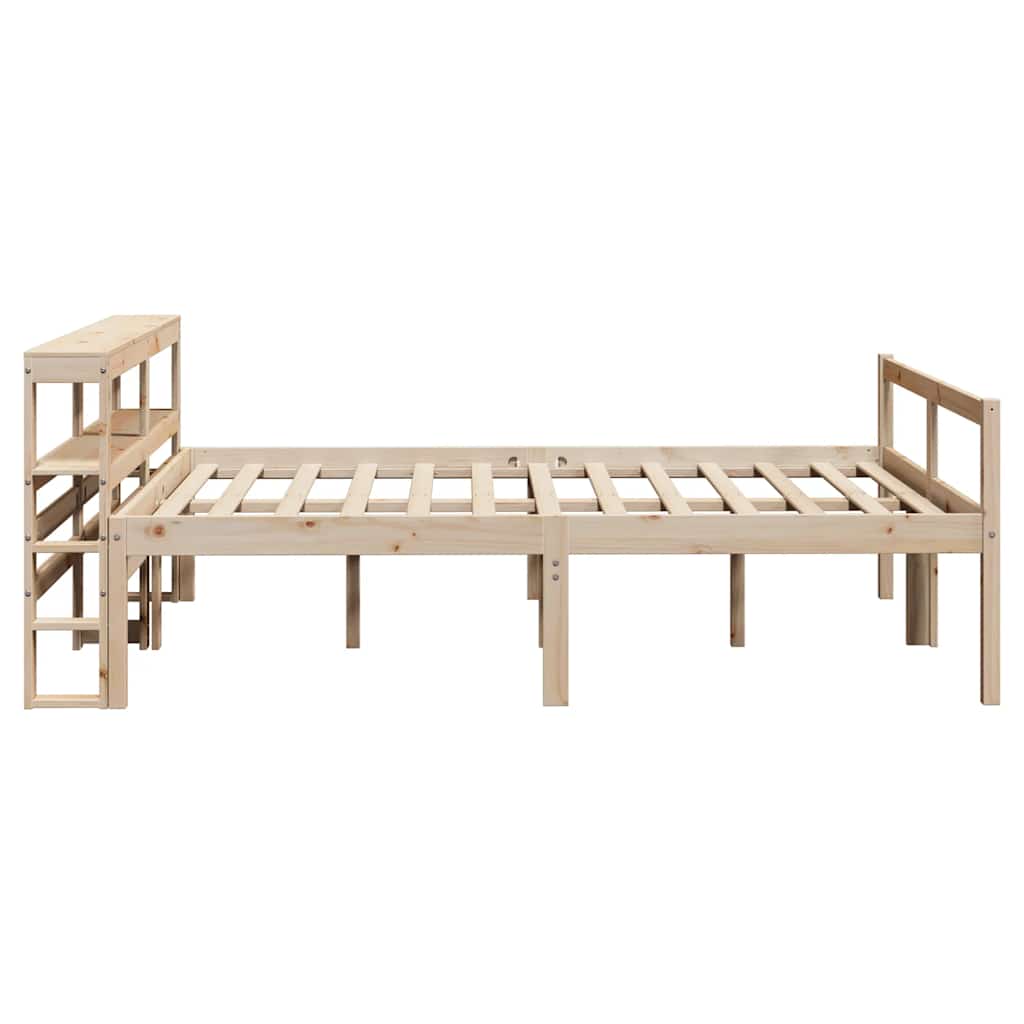vidaXL Senior Bed with Headboard without Mattress 160x200 cm 5