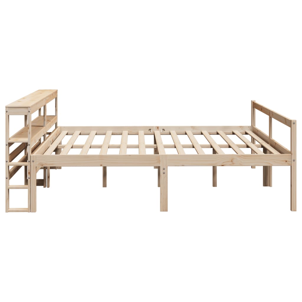vidaXL Senior Bed with Headboard without Mattress 200x200 cm 5