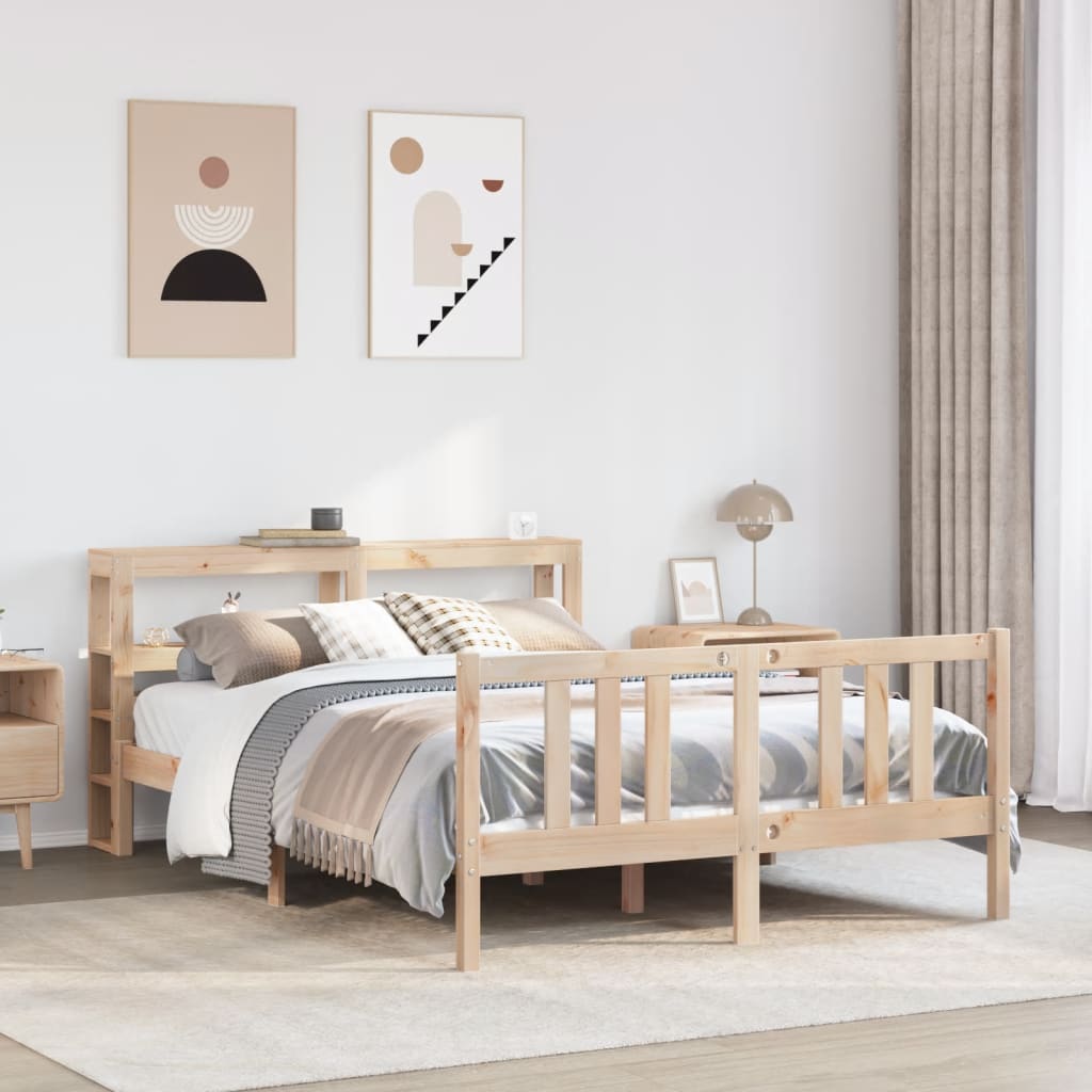 Bed Frame with Headboard without Mattress 120 cm 200 cm
