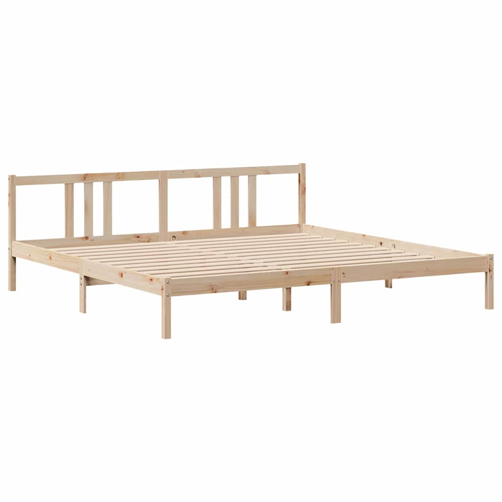 Bed Frame with Headboard without Mattress 200 cm 200 cm