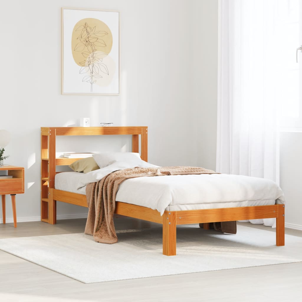 vidaXL Bed Frame with Headboard without Mattress