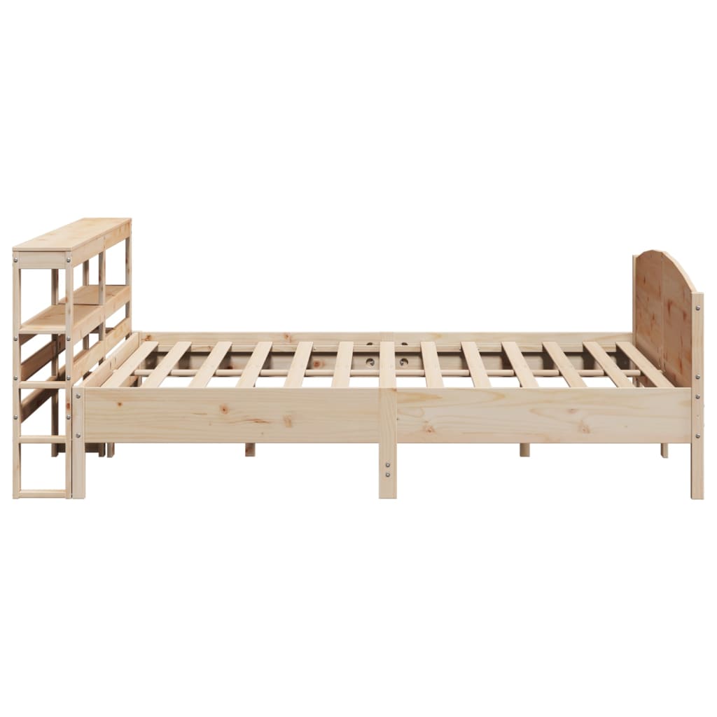 vidaXL Bed Frame without Mattress 180x200 cm Super King Solid Wood Pine 5