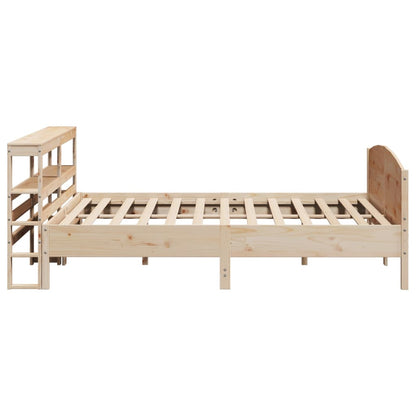 vidaXL Bed Frame without Mattress 180x200 cm Super King Solid Wood Pine 5
