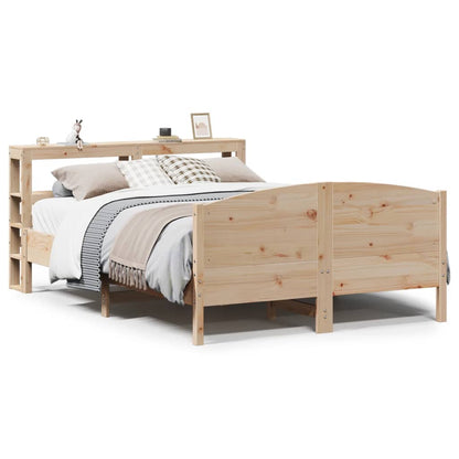 vidaXL Bed Frame without Mattress 160x200 cm Solid Wood Pine 2