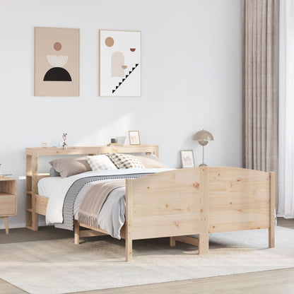 vidaXL Bed Frame without Mattress 160x200 cm Solid Wood Pine 1
