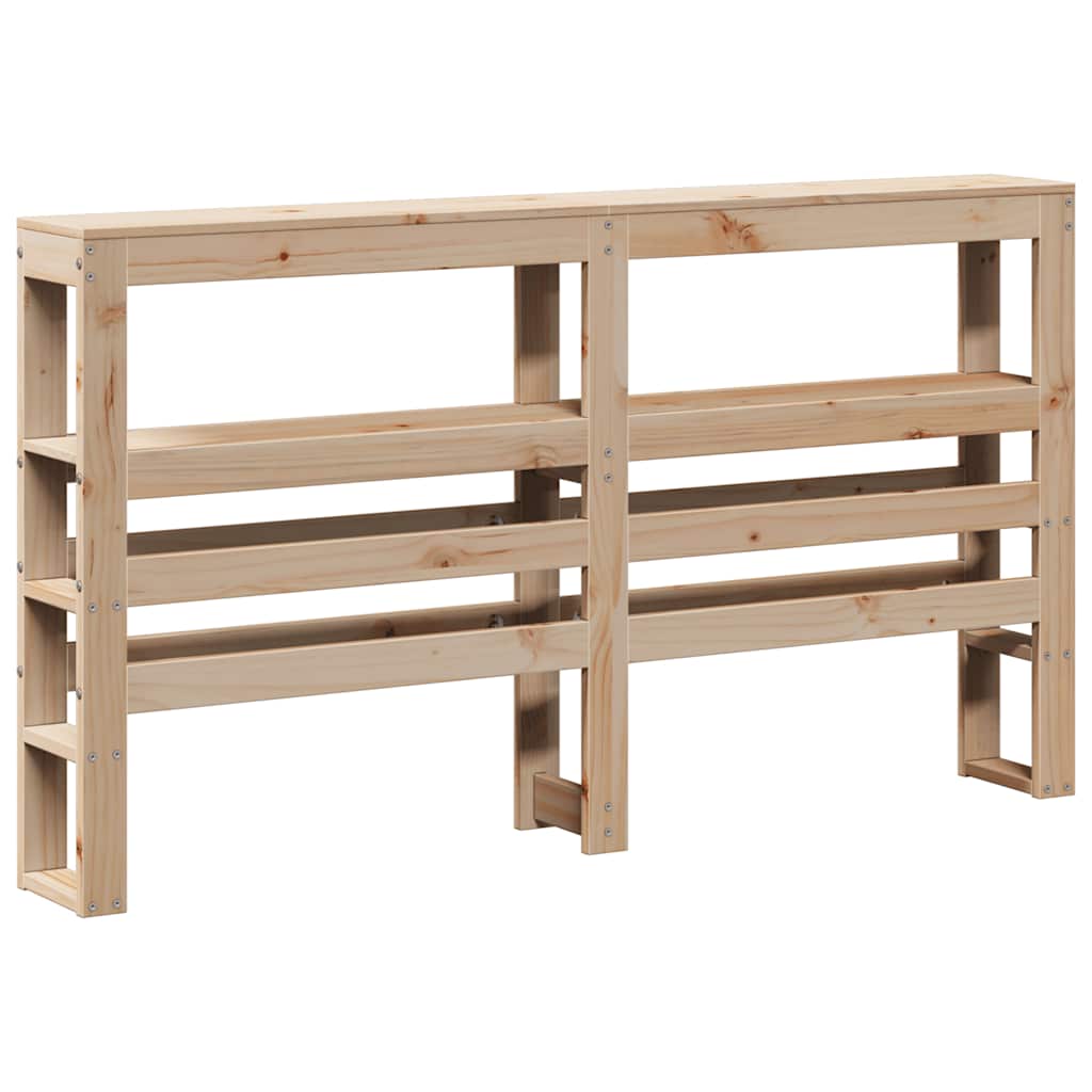 vidaXL Bed Frame without Mattress 160x200 cm Solid Wood Pine 6