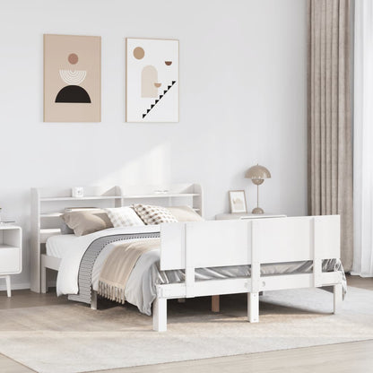 vidaXL Bed Frame with Headboard without Mattress