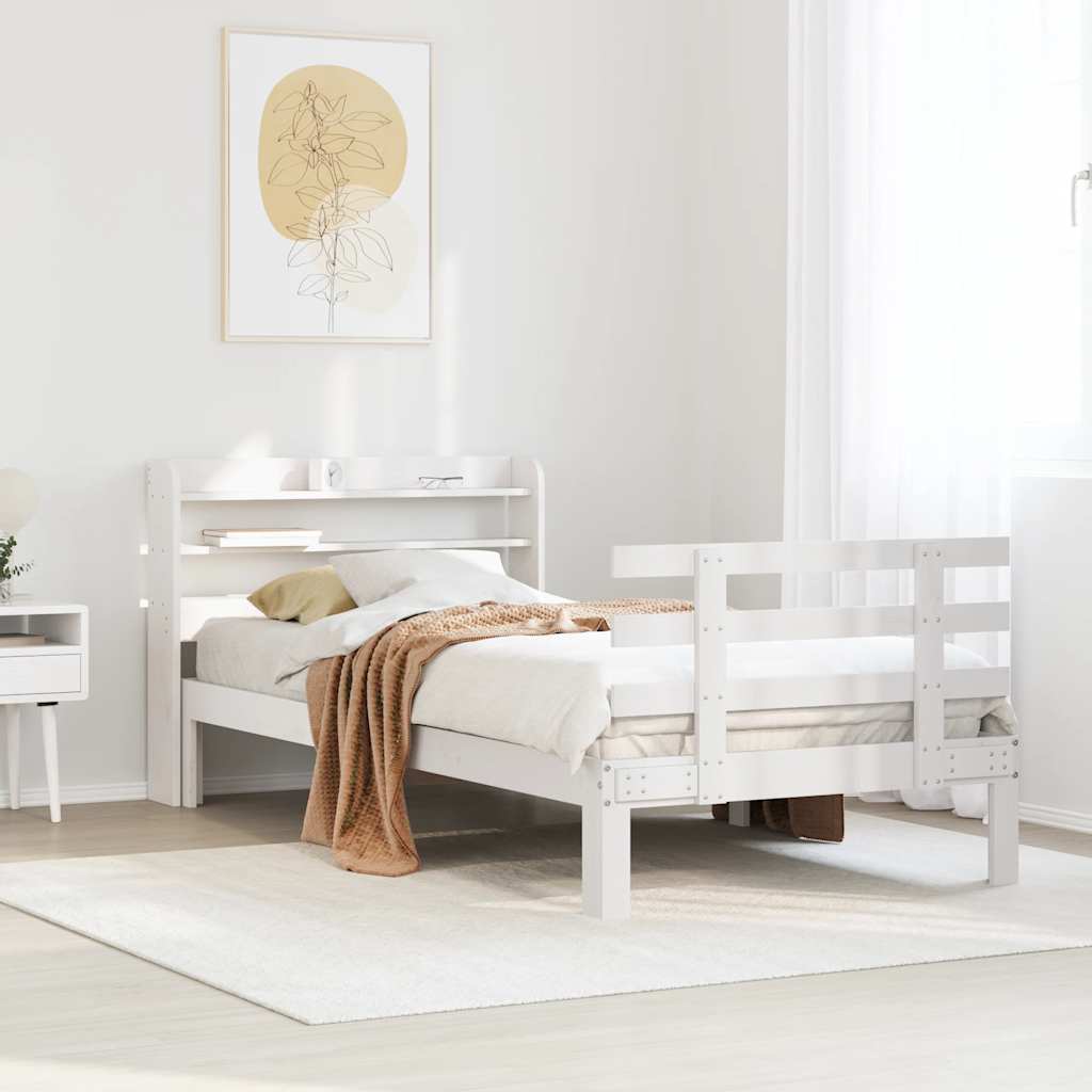 vidaXL Bed Frame with Headboard without Mattress