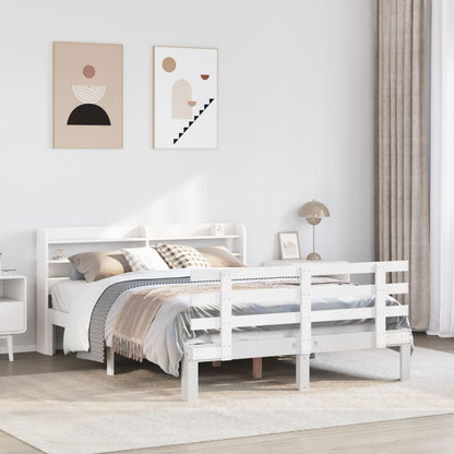 vidaXL Bed Frame with Headboard without Mattress