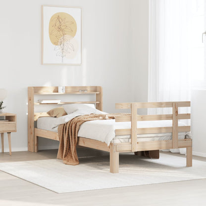 vidaXL Bed Frame with Headboard without Mattress