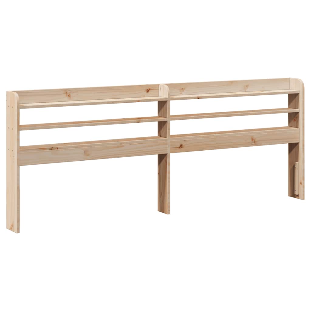 vidaXL Bed Frame with Headboard without Mattress 180x200 cm 6