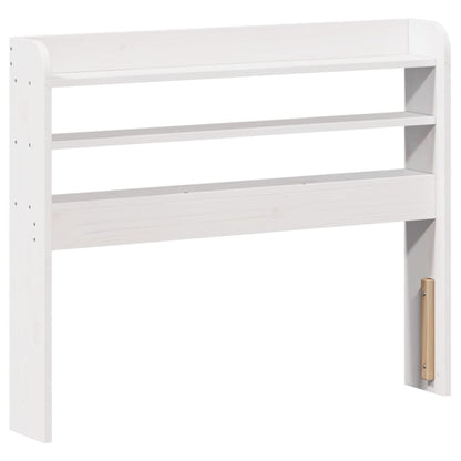 vidaXL Bed Frame without Mattress White 90x200 cm Solid Wood Pine 6
