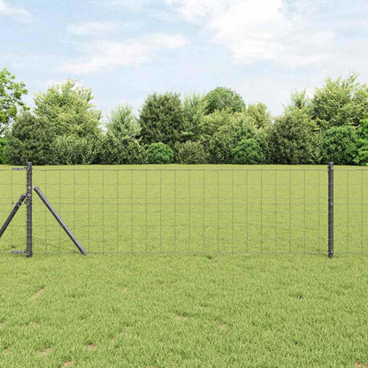 Euro Fence 10 x 1 m PVC-Coated Steel Mesh Ground Fix Grey mesh Size 100 x 100 mm mesh 0.6 m