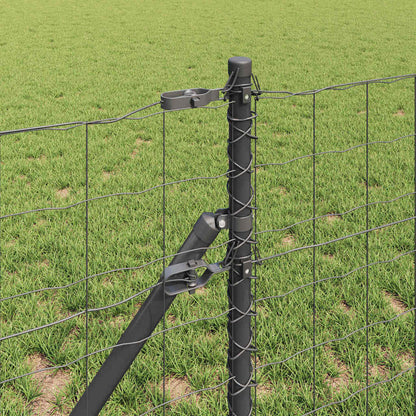 Euro Fence 10 x 1 m PVC-Coated Steel Mesh Ground Fix Grey mesh Size 100 x 100 mm mesh 0.8 m