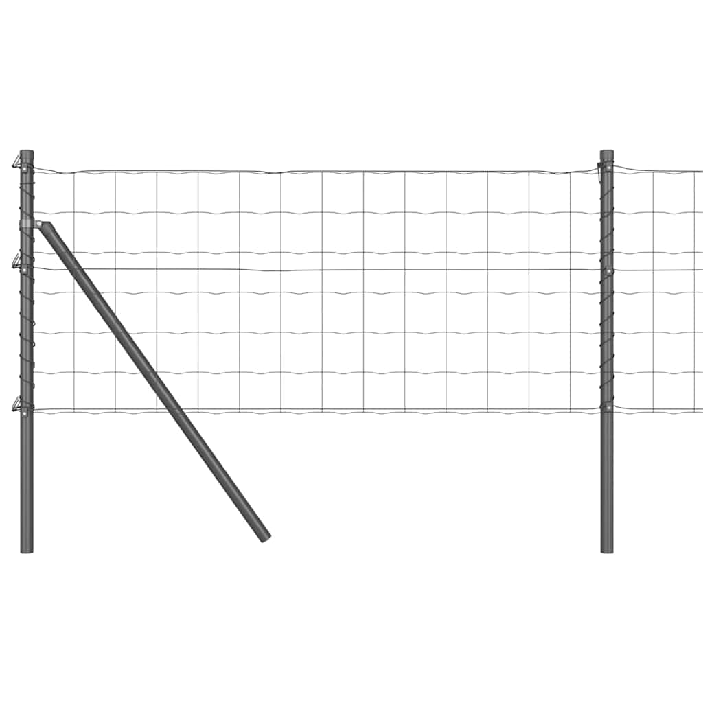Euro Fence 10 x 1 m PVC-Coated Steel Mesh Ground Fix Grey mesh Size 100 x 100 mm mesh 0.8 m