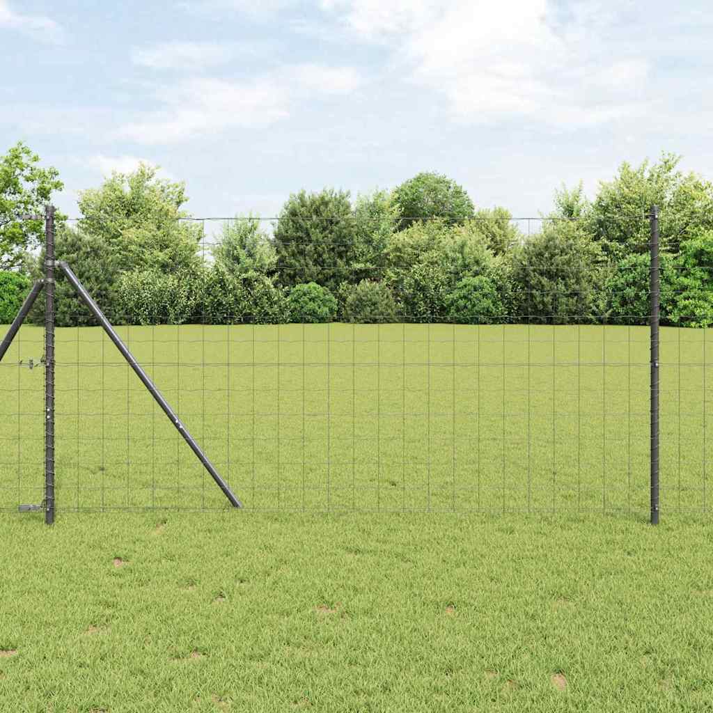 Euro Fence 10 x 1 m PVC-Coated Steel Mesh Ground Fix Grey mesh Size 100 x 100 mm mesh 1 m