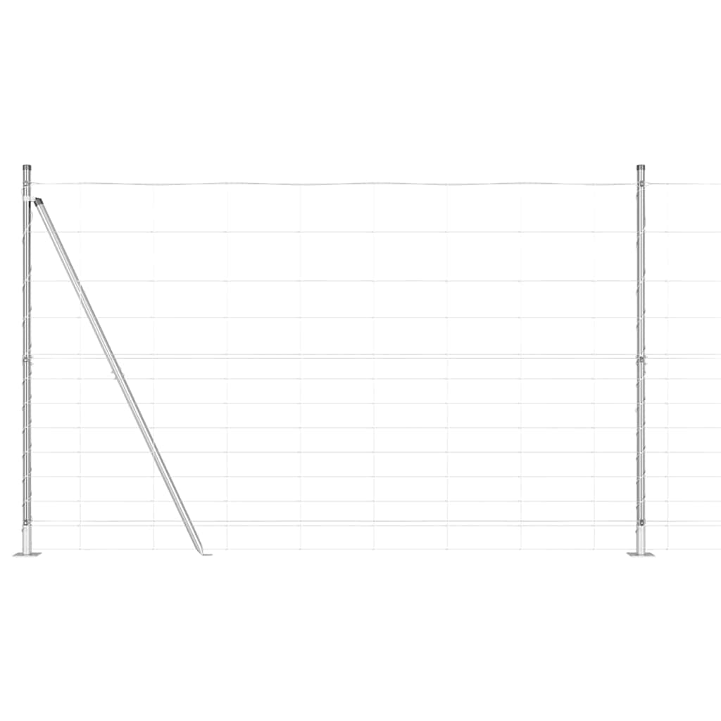 Welded Wire Fence with Concrete Base 50 x 1.5 m Concrete base fix Length 50 m Height 1.5 m 30 cm (13 wires)