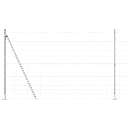 Welded Wire Fence with Concrete Base 50 x 1.5 m Concrete base fix Length 50 m Height 1.5 m 30 cm (13 wires)
