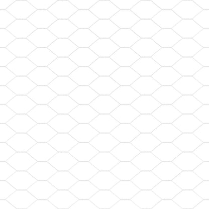 vidaXL Hexagonal Fence with Post 100 x 0.6 m Galvanised Steel Silver 6