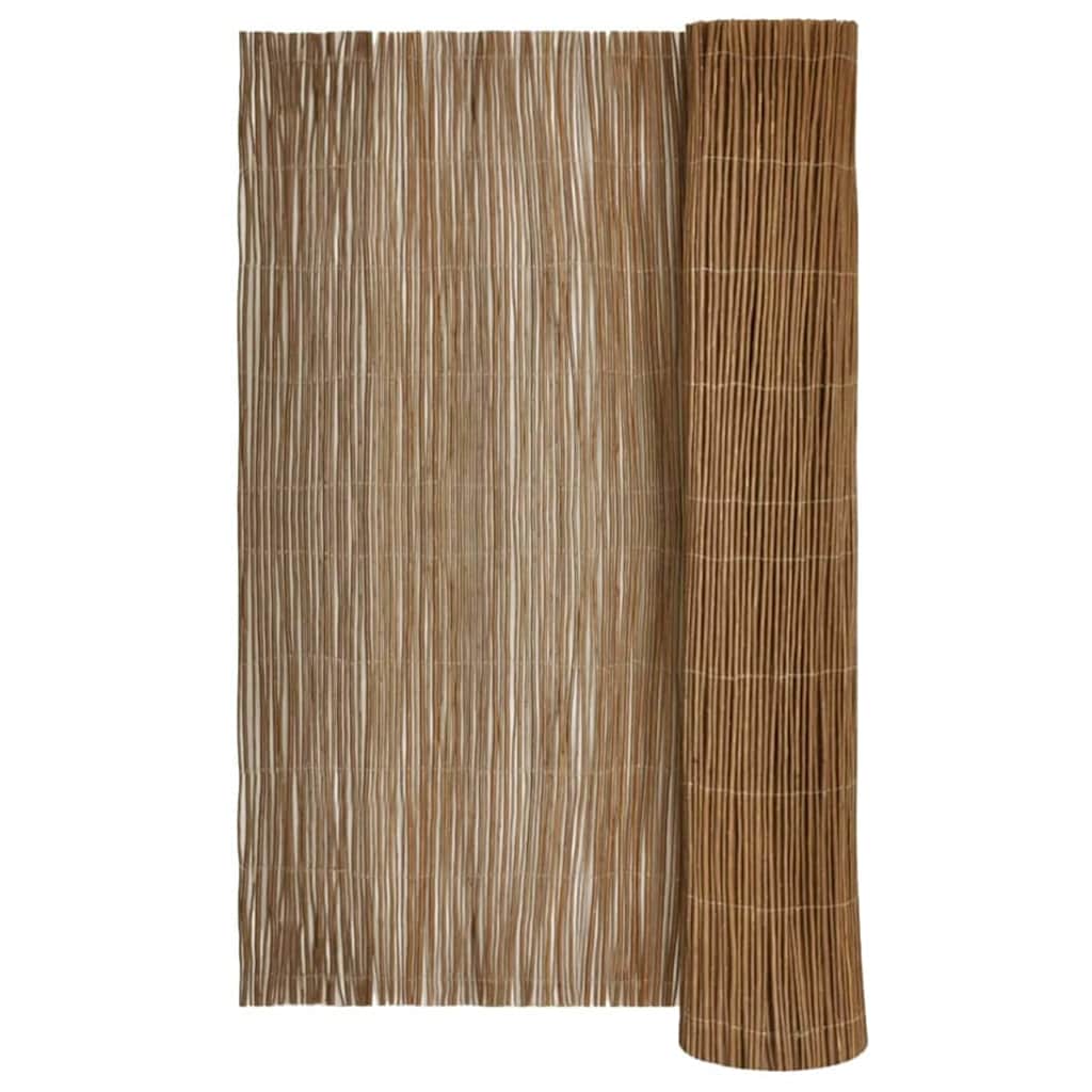 vidaXL Willow Fence 180 x 500 cm Willow Natural 2