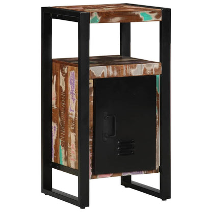 vidaXL Bathroom Furniture Set 2 pcs Multicolour and Black 4