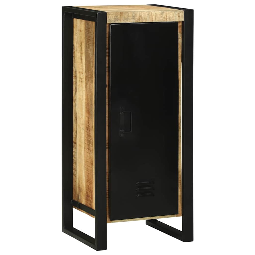 vidaXL Bathroom Furniture Set 2 pcs Brown and Black Solid Mango Wood 5