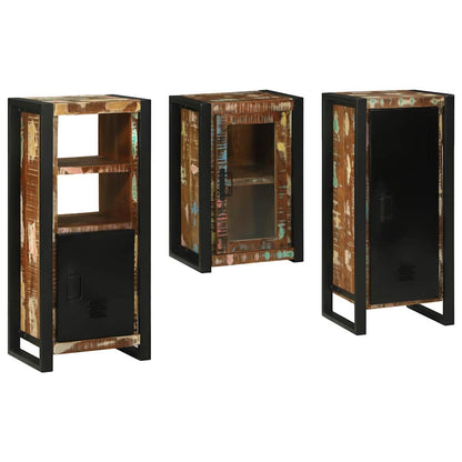 vidaXL Bathroom Furniture Set 3 pcs Multicolour Solid Reclaimed Wood 3