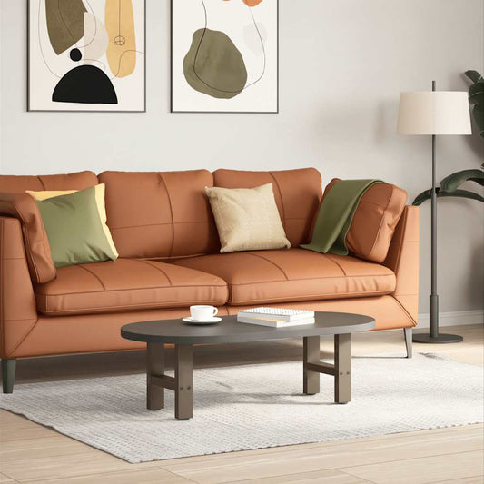 Coffee Table Legs Steel 2 pcs Steel Natural 30 x (30-31) cm