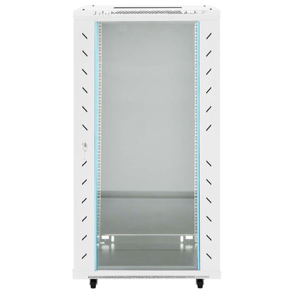 vidaXL 22U Network Cabinet 19" IP20 Grey 60x60x120 cm 3