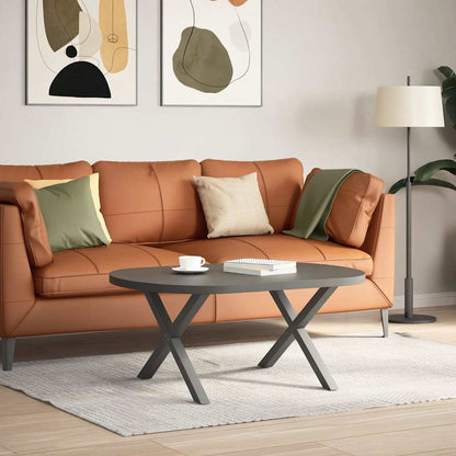 Coffee Table Legs X-Shaped 70x(30-31) Steel 2 pcs Anthracite 70 x (42-43) cm (40 mm)