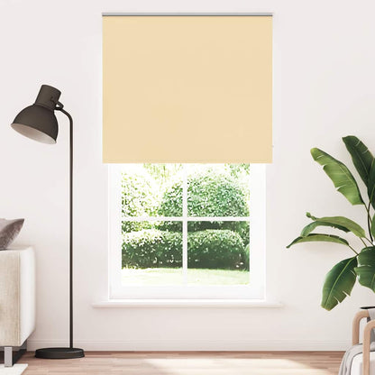 Roller Blind Blackout 105x210 cm Fabric Width 100.7 cm Beige 130 cm