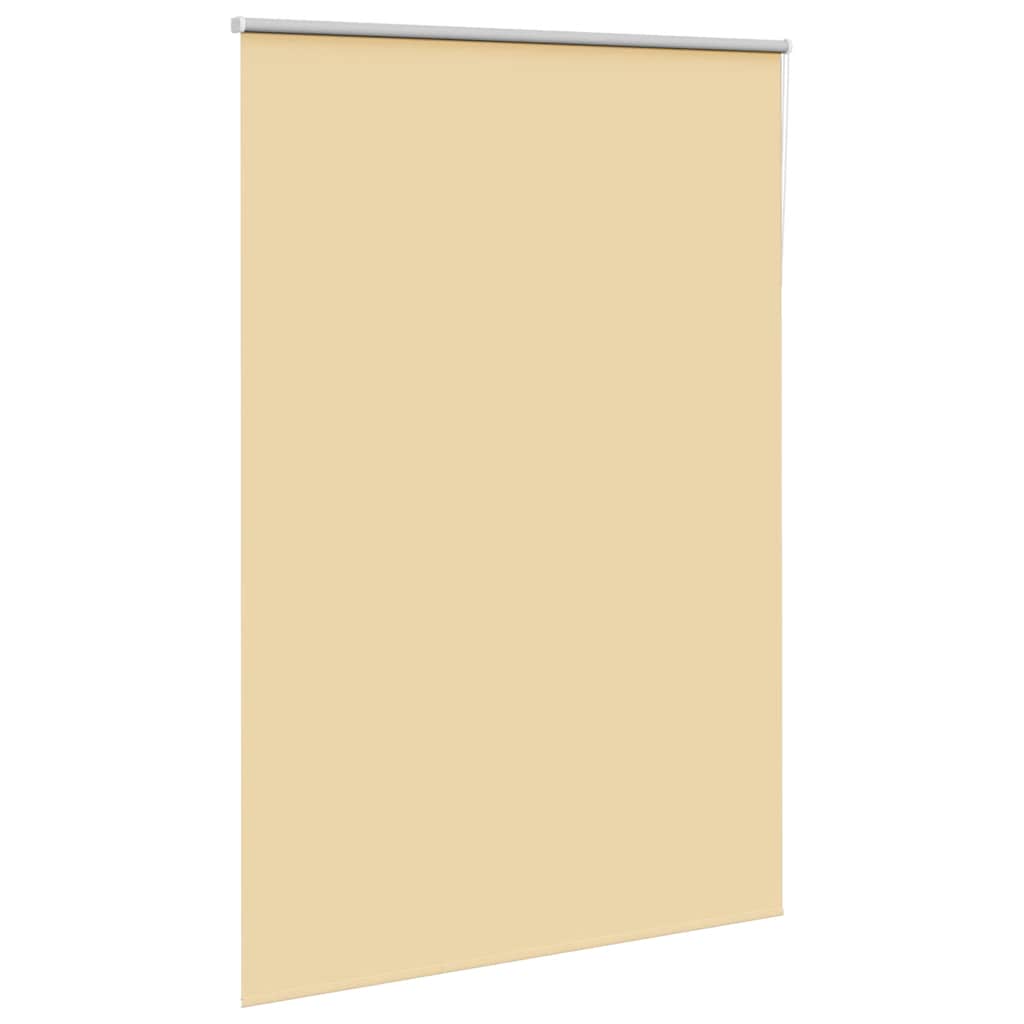 Roller Blind Blackout 105x210 cm Fabric Width 100.7 cm Beige 165 cm