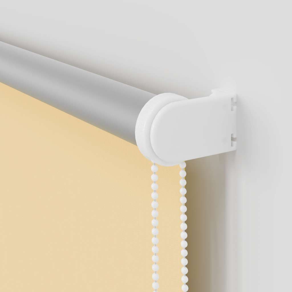 Roller Blind Blackout 105x210 cm Fabric Width 100.7 cm Beige 165 cm